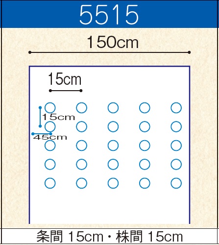 農業用マルチシート 黒ホールマルチ 厚さ0.02mm×幅130cm×長さ200m×孔