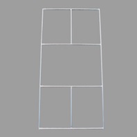 ハウス扉　アルミ