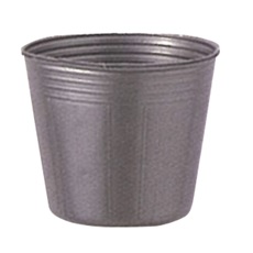 カラーポット　シルバー