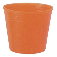 カラーポット　オレンジ