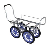 愛菜号アルミ製ハウスカー　タイヤ幅調節タイプ