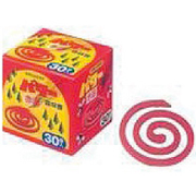 防虫器用線香　パワー森林香（赤）