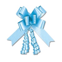 リボンボウ　ライトブルー