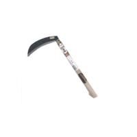 鍛錬　両刃中厚鎌　１９５ミリ　３６０mm柄