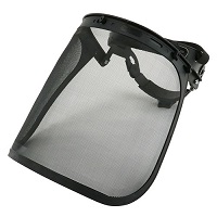 刈払作業用熱中対策防災面