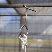 誘引紐を毎回結ぶ必要なし、省力化「フック」