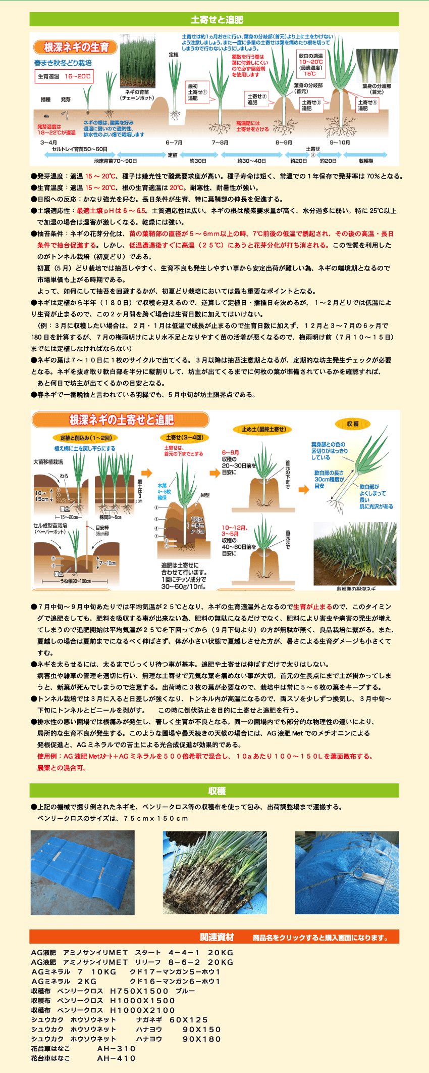 土寄せと追肥